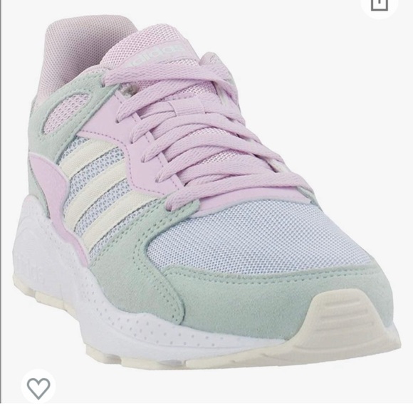 Adidas Cloud Foam Pastel Mint and Pink Sneakers - Picture 10 of 11